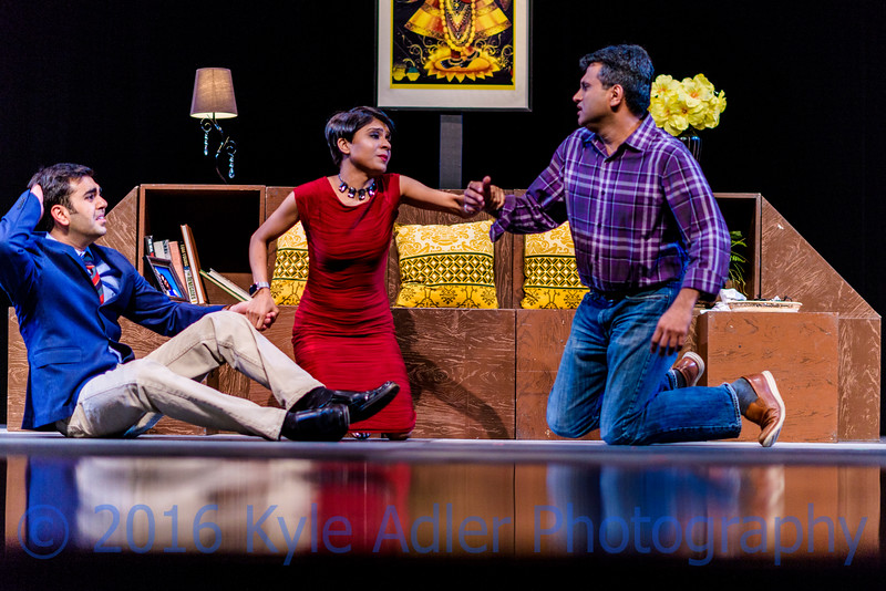 Once again, the key to making memorable images of performances is to capture just the right instant where the dramatic tension is high.  In this image, the woman is trying to defuse a fight between her husband and her lover.  In post-processing, I cropped the image slightly so as to increase the tension and maximize the storytelling potential.