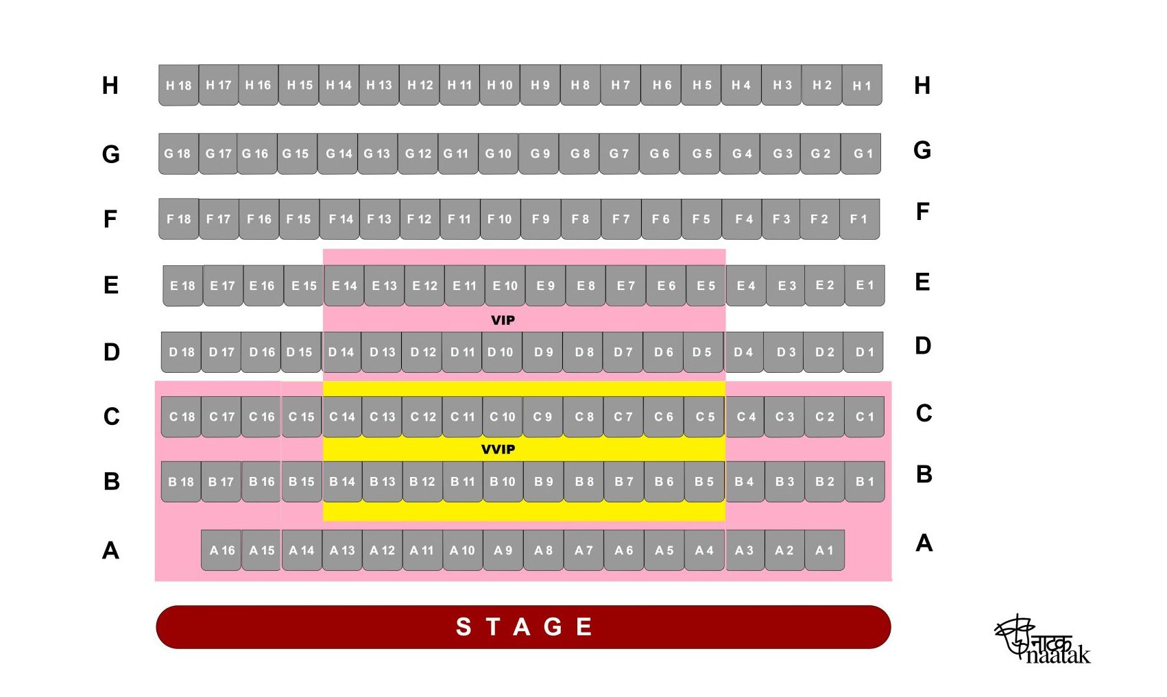 Starbright Theater Seating Chart