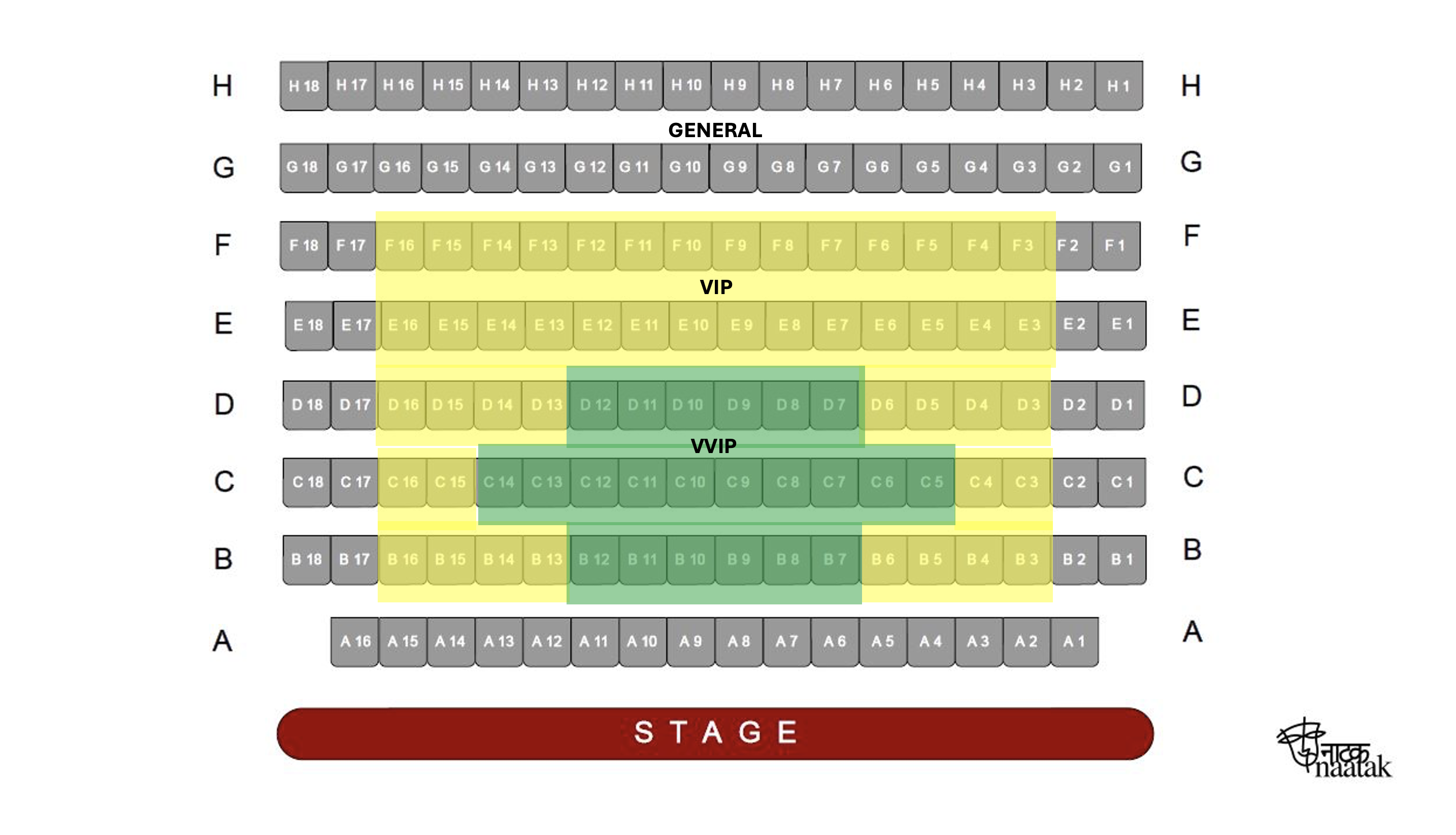 Starbright Theater Seating Chart